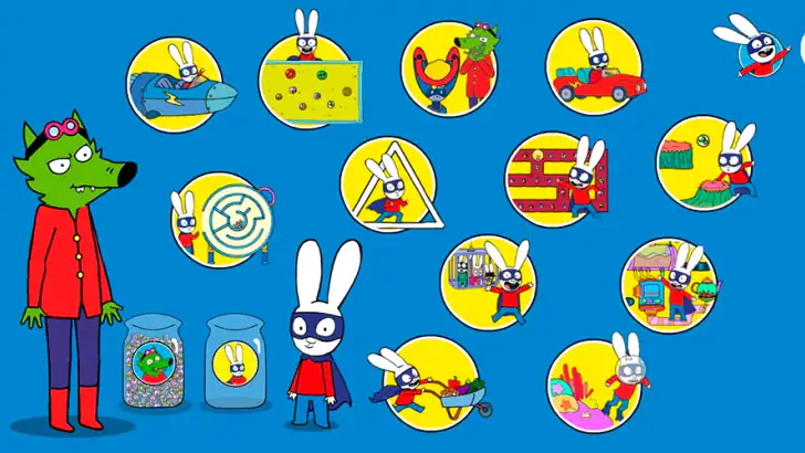 Simon Super Lapin et Pr. Wolf feature graphic