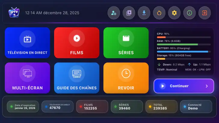 Smart IPTV Stream Pro feature graphic