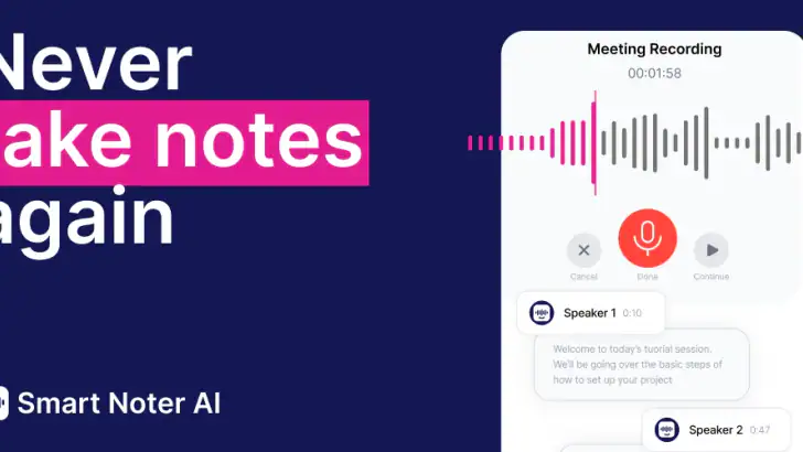 Smart Noter - Notes IA feature graphic
