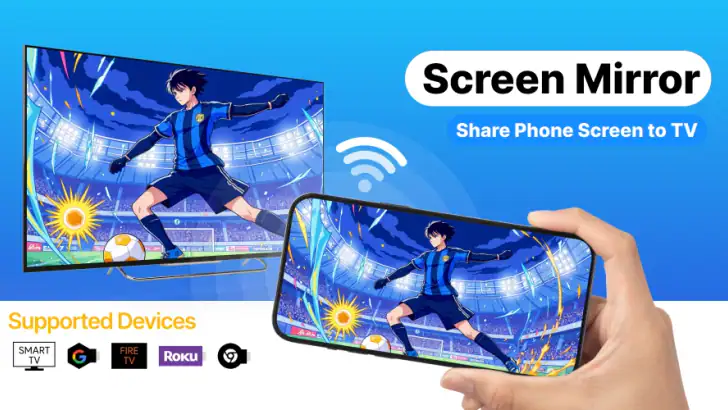 Smart View: Screen Mirroring feature graphic