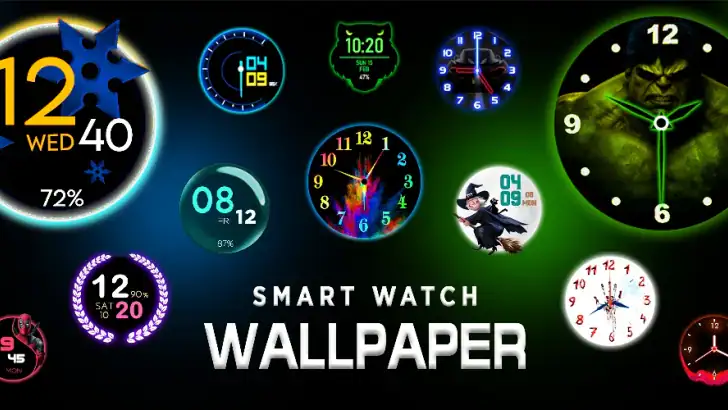 Smart Watch - Clock Wallpaper feature graphic