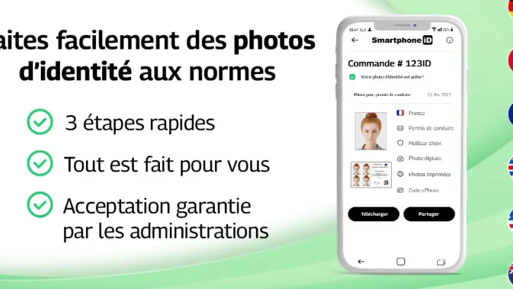 Smartphone iD - Photo identité feature graphic