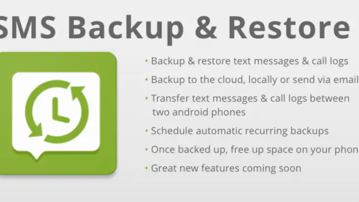 SMS Backup & Restore feature graphic