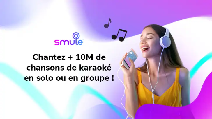 Smule : Chantez et Karaoké feature graphic