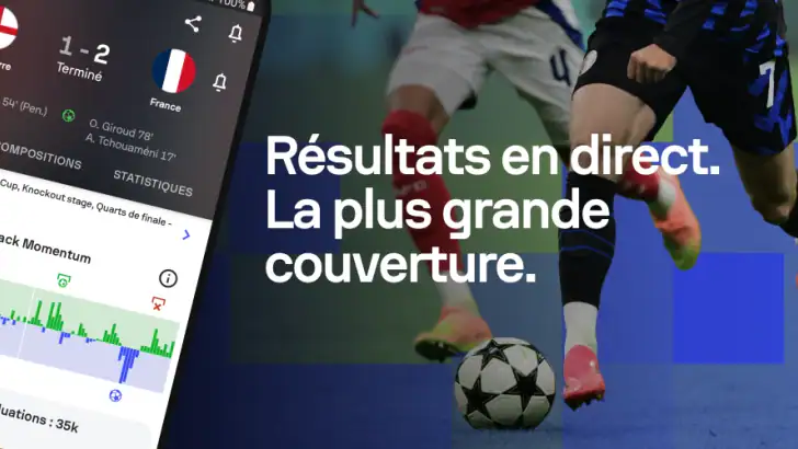 Sofascore: Résultats en direct feature graphic