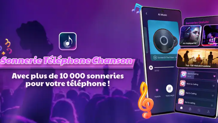 Sonnerie Téléphone Chanson feature graphic