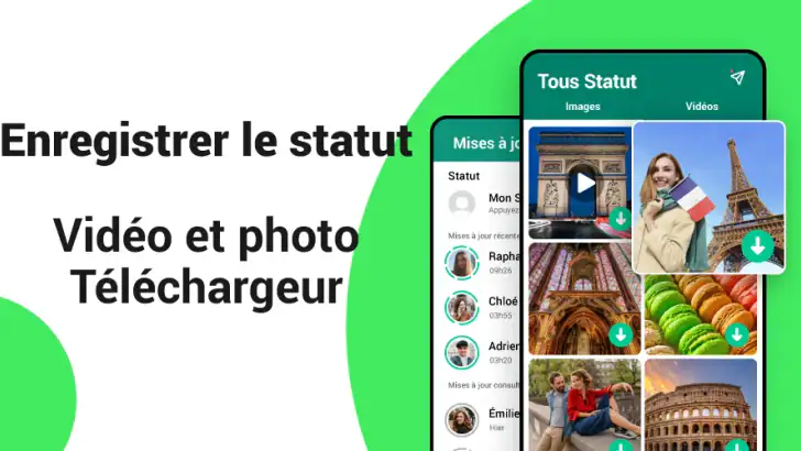 Status Saver・Status Downloader feature graphic