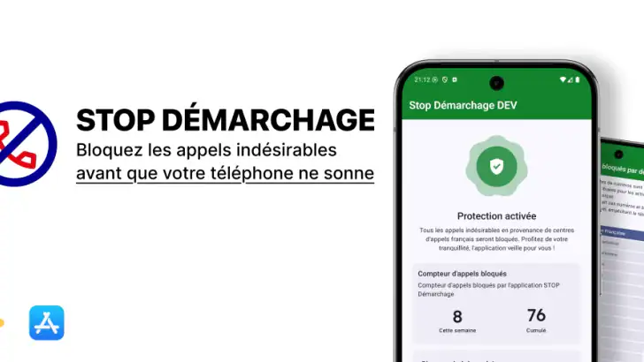 STOP Démarchage - Anti spam feature graphic