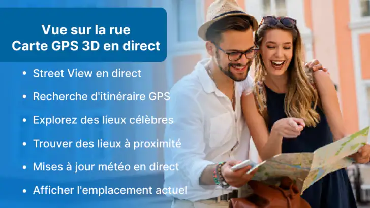 Street View Live 3D GPS Map feature graphic