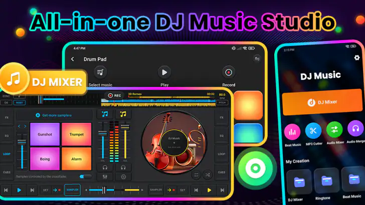 Studio de mixage DJ-DJ Musique feature graphic
