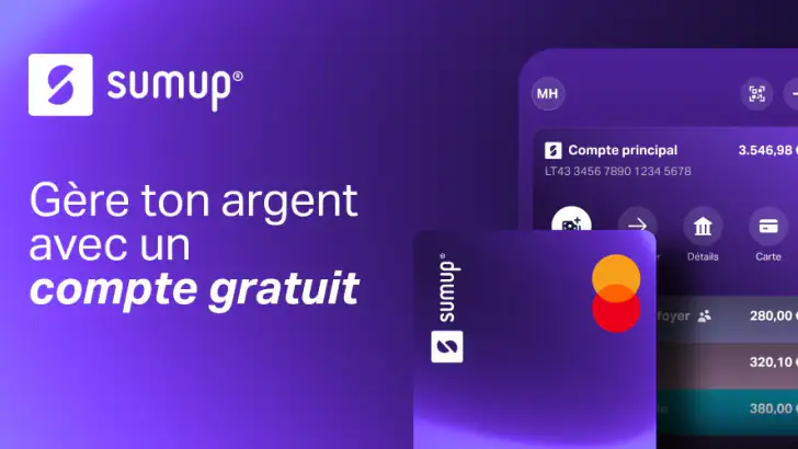 SumUp Pay : finances mobiles feature graphic