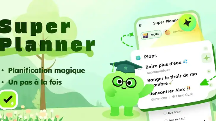Super Planner: Routine TDAH IA feature graphic