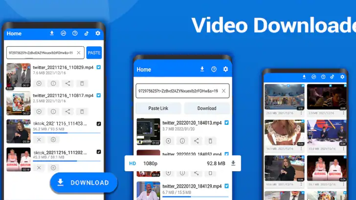 Téléchargeur vidéo feature graphic