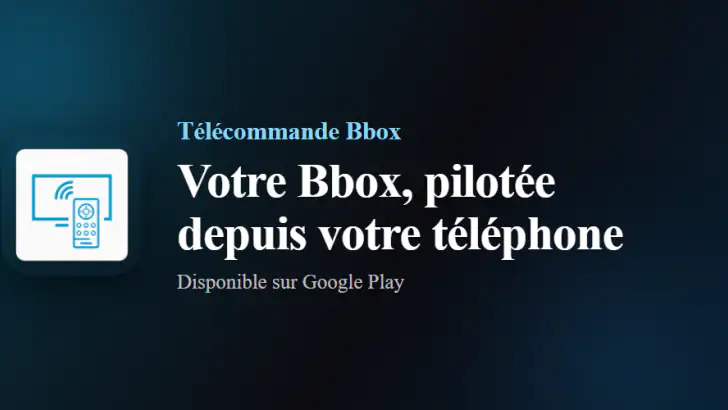Télécommande Bbox feature graphic