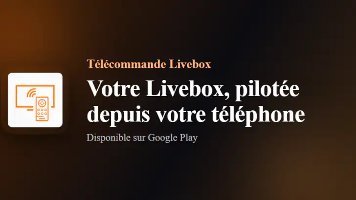 Télécommande pour Livebox feature graphic
