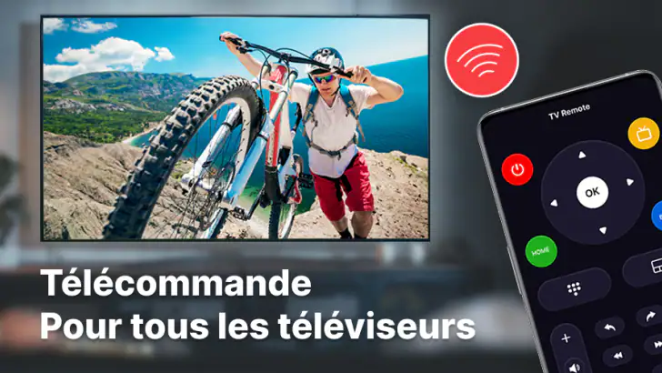 Télécommande télé universelle feature graphic
