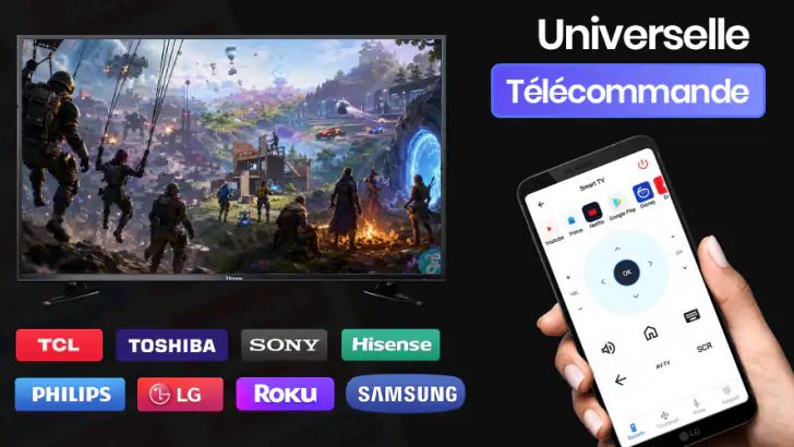 Télécommande TV Universelle feature graphic