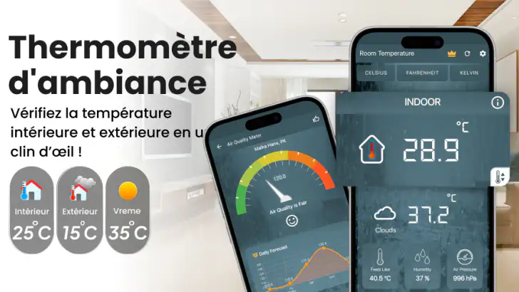 Thermomètre d’Intérieur feature graphic