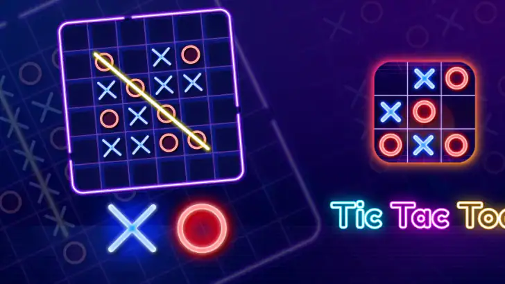 Tic Tac Toe - 2 Player XO feature graphic