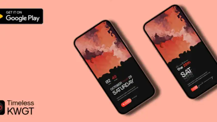 Timeless KWGT feature graphic