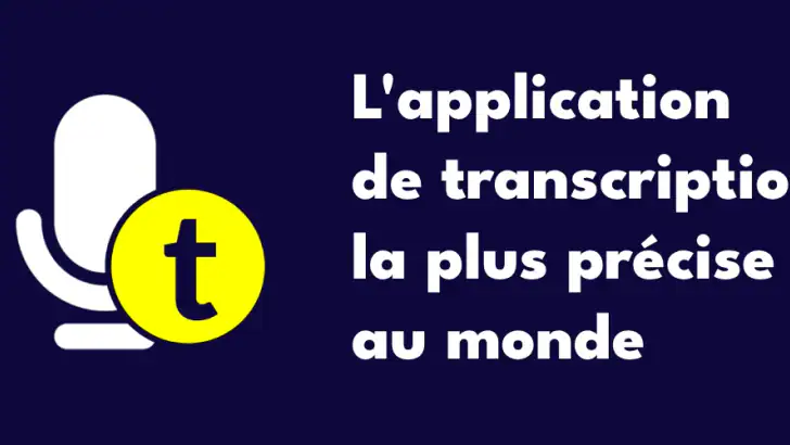 Transcrire audio en texte feature graphic