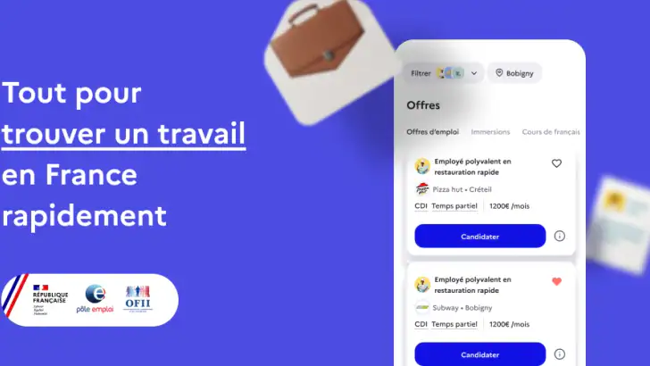 Travailler en France feature graphic