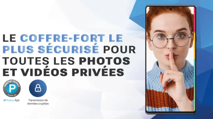 Trésor Photos Vidéos LockMyPix feature graphic