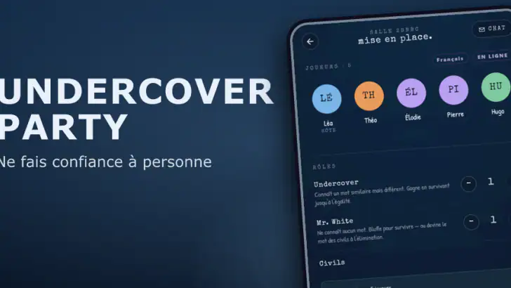 UnderCover & Mr White Party feature graphic