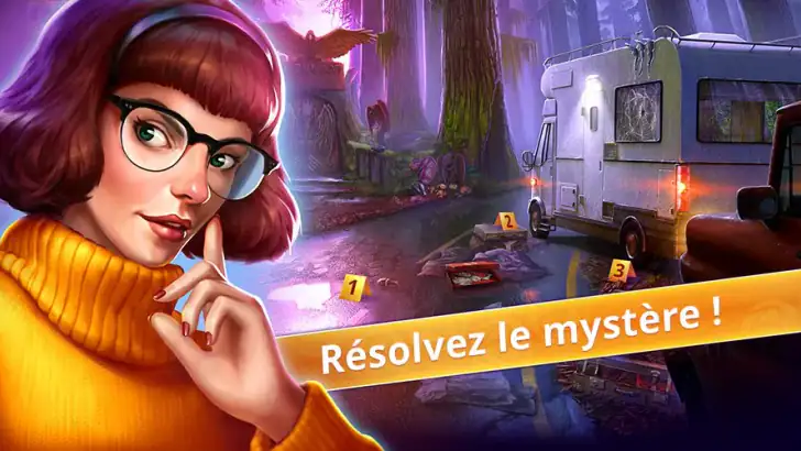 Unsolved: Jeux d'objets cachés feature graphic