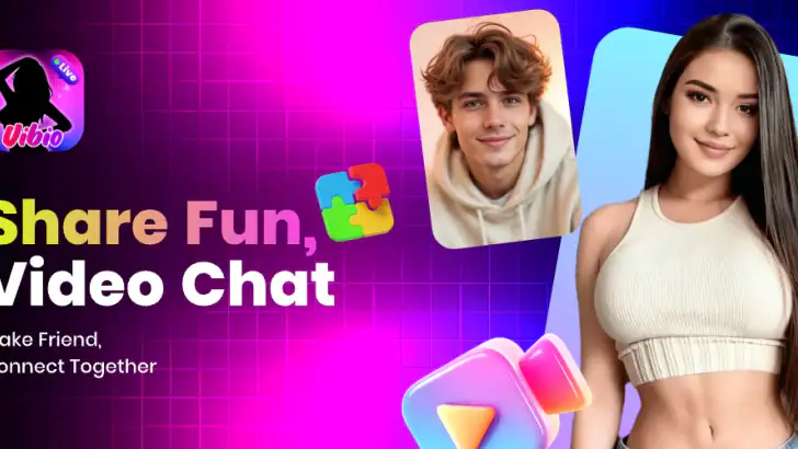 Vibio: Share Fun, Video Chat feature graphic