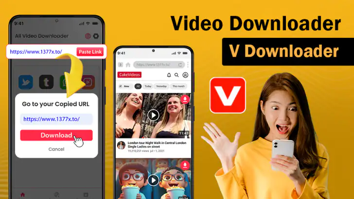 Video Downloader - VDownloader feature graphic