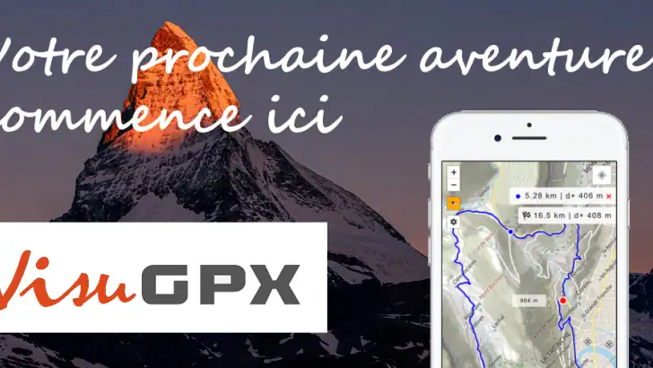 VisuGPX - Trace ton aventure ! feature graphic