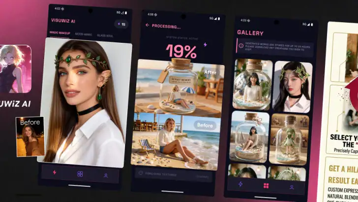 Visuwiz AI - AI Virtual World feature graphic