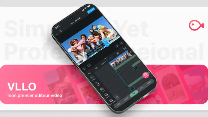 VLLO,mon premier éditeur vidéo feature graphic