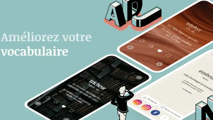 Vocabulary - Apprenez mots feature graphic
