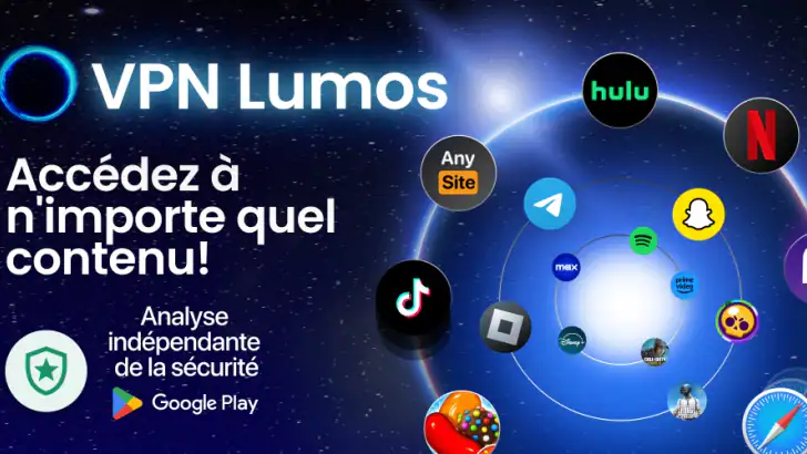 VPN Lumos: VPN rapide et sûr feature graphic