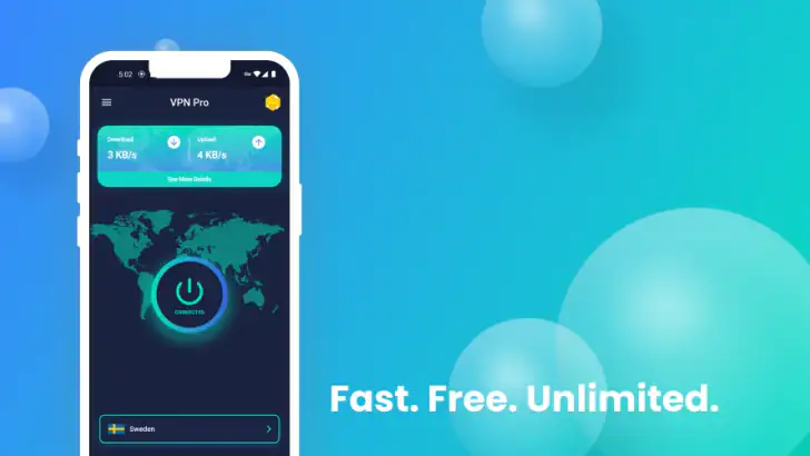 VPN Pro - Fast & Secure VPN feature graphic