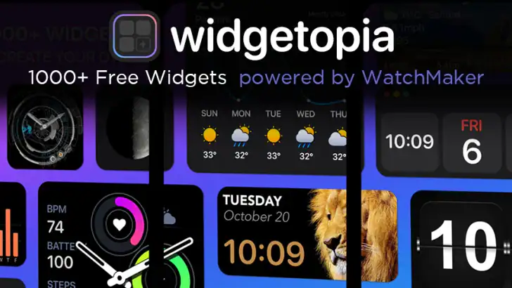 Widgets Color Widgets + Icons feature graphic