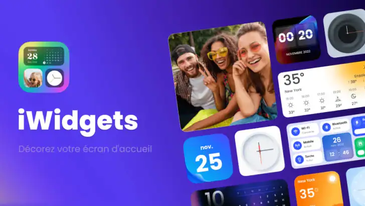 Widgets et Thèmes : iWidgets feature graphic