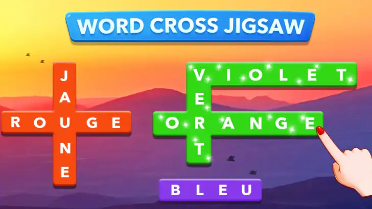 Word Cross Jigsaw feature graphic
