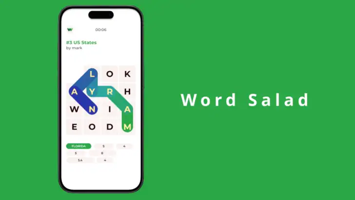 Word Salad: a daily puzzle feature graphic