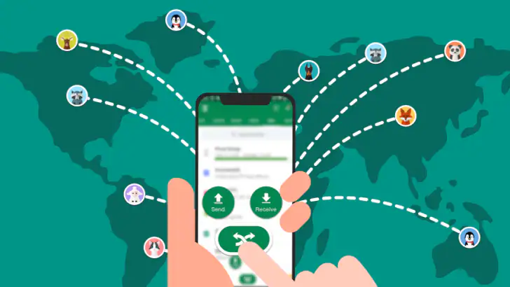 Xender - Quick Share, Transfer feature graphic
