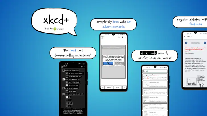 xkcd+ feature graphic