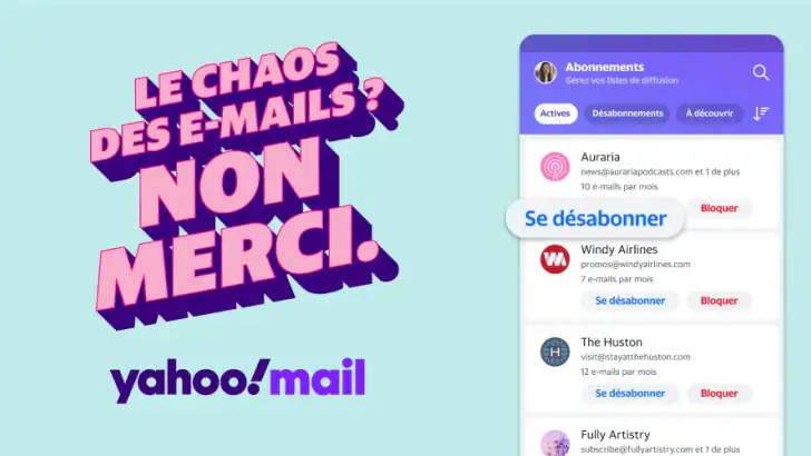 Yahoo Mail : votre boîte email feature graphic