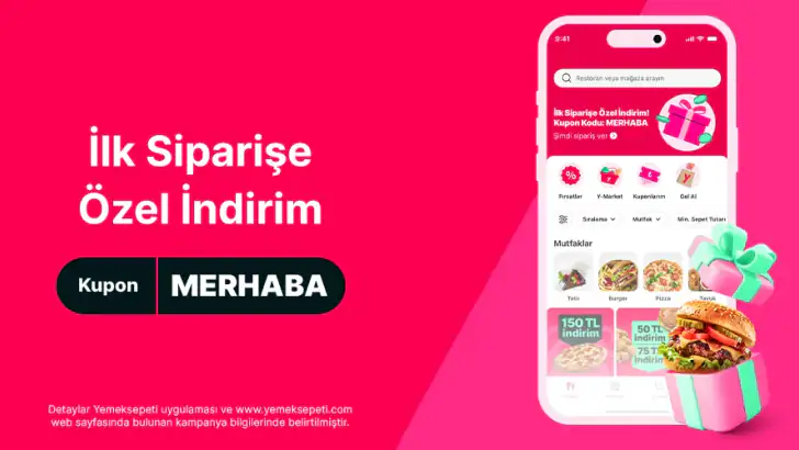Yemeksepeti - Yemek & Market feature graphic