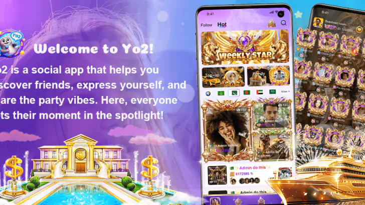 Yo2 - Voice Chat Room & Game feature graphic