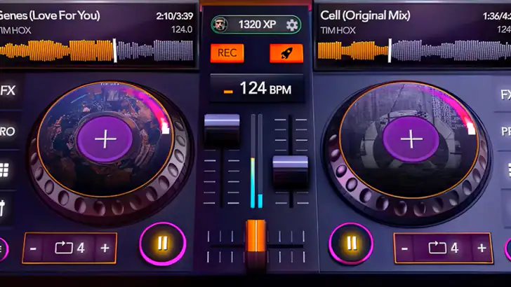 YouDJ Mixer - App facile de DJ feature graphic
