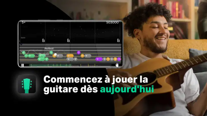 Yousician: Cours de guitare feature graphic