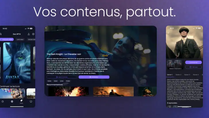 Zen IPTV Player feature graphic