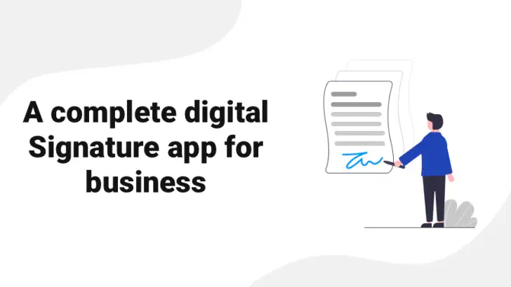 Zoho Sign - Fill & eSign Docs feature graphic
